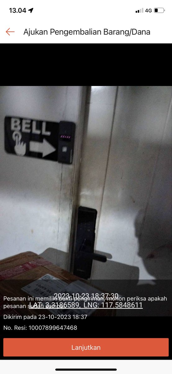 RinaldyAdi's tweet photo. @AnterajaCare @anteraja_id min paket aku statusnya sdh terkirim tapi fisiknya belum saya terima dan yg dibukti pengiriman itu bukan alamat saya. barangnya sangat urgent min. tolong dibantu solusinya secepatnya tks. https://t.co/qFNFTmnp50