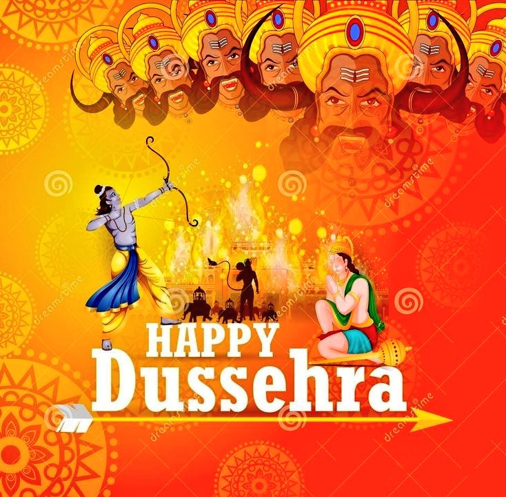 Wishing you a triumph of good over evil, light over darkness, and happiness over despair on this auspicious occasion of Dussehra!  #HappyDussehra #FestivalOfVictory #VijayaDashami2023