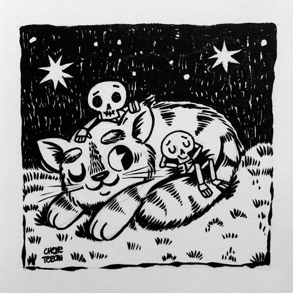 cheketeran's tweet photo. #vdink “Yo, Nahual” Tema propuesto por @anahiahi 💀✨
•
#viernesdeilustración #vdink2023 #octubre #inkdrawing #ink #calaveritas https://t.co/ijgmS0FSJN
