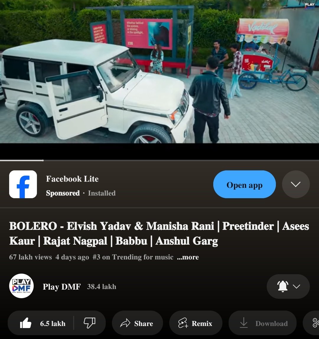grrcreation's tweet photo. YouTube No #3 On Trending For Music
(4 Days Update) 
Bolero (Official Music Video)
6.7 Million + Views Complete
Views - 6.7 Million+ 
Likes - 6.5 Lakh+
Comments - 1.2 Lakh+

#ElvishYadav #ElvishArmy
#Bolero #ManishaRani
#SystummArmy #Elvisha
#AnkitaLokhande #AnuragDobhal https://t.co/bwTtG0KoEE