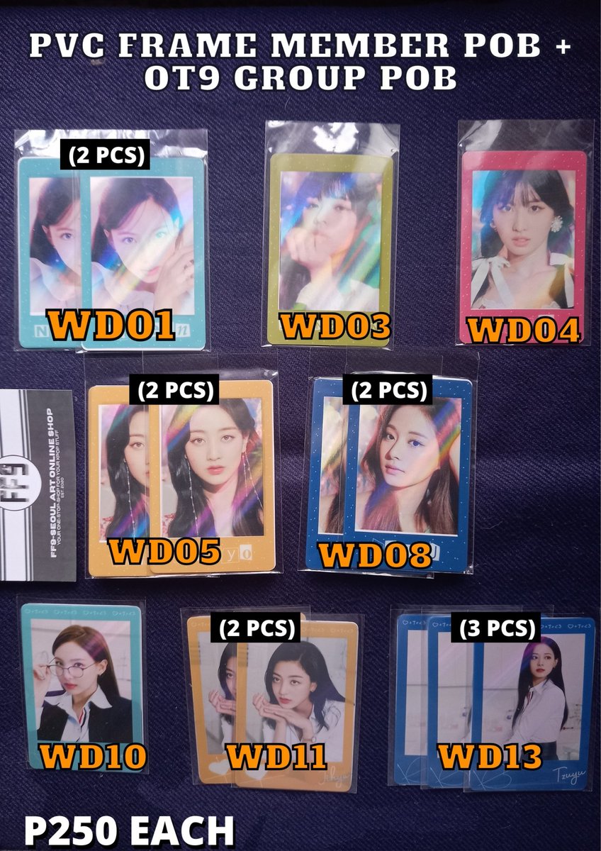 ff9shop's tweet photo. [WTS][PH]#TWICE

FOL YES24 MINI POSTER POB
FOL/TOL HOLO POB
SG2022 AR PHOTOCARD SET + POSTCARDS https://t.co/HxpGluIXSU