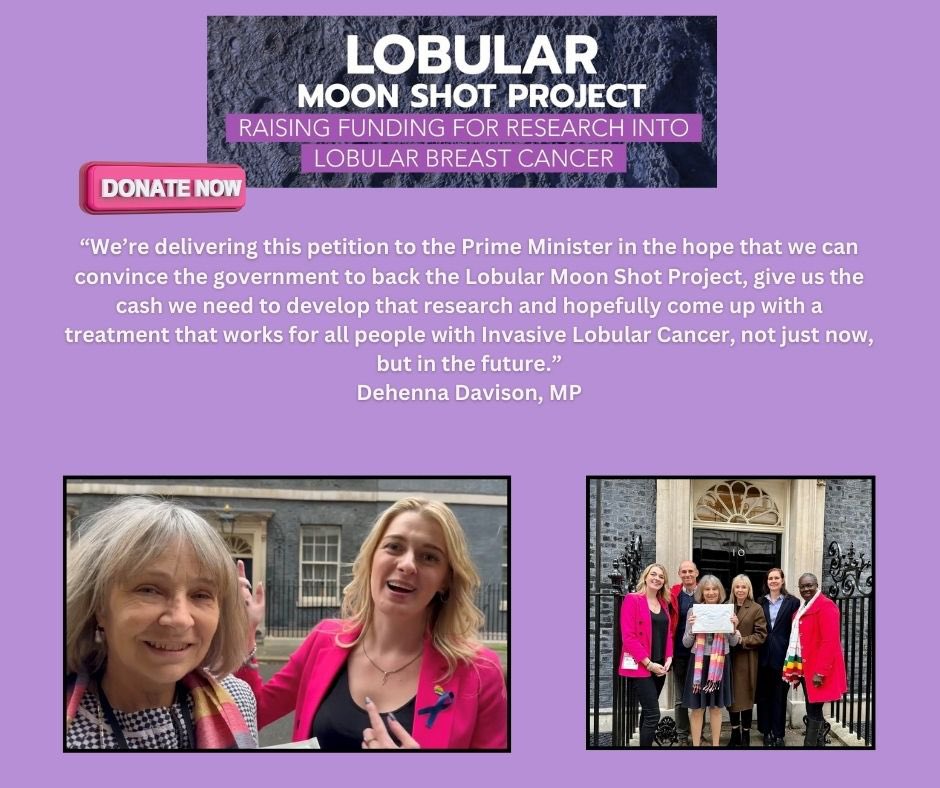 Please follow @lobularmoonshot on X, Facebook, Instagram & LinkedIn and help us raise awareness & #researchfunding for #lobularcancer @ICR_London 
bit.ly/3QA8PRT

#invasivelobularcancer #lobularcancerresearch #lobularresearch #cancerresearch