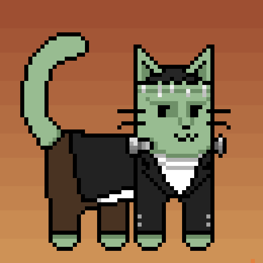 🎃🫣 I'm on #nfthalloween 👻challenge 🎃🧌🧛🏼‍♀️🌙
#47 Frankenstein Punk Cat
opensea.io/assets/matic/0…