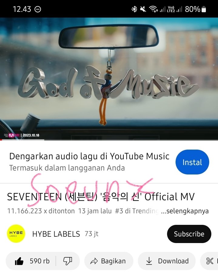 soeunx's tweet photo. @TEENlVERSE Congratulations on your comeback, God of Music SEVENTEEN sunbaenim! 🔥 suka banget sama semuanya mulai dari koreo, lirik, bahkan alurnya nyatu semua di MV. Sukses ya buat promosinya! tetap jaga kesehatan. 

#세븐틴은_캐럿들의영원한_음악의신
#Welcome_to_17TH_HEAVEN https://t.co/WxNVWnGg41