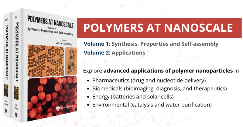 worldscientific's tweet photo. Uncover the basics and recent advances in #PolymerNanoparticles, including #PolymerSynthesis, self-assembly, properties, and applications. It showcases the advanced applications in pharmaceutics, biomedicals, energy and environmental. 20% off, quote "WSBOOKSL20"