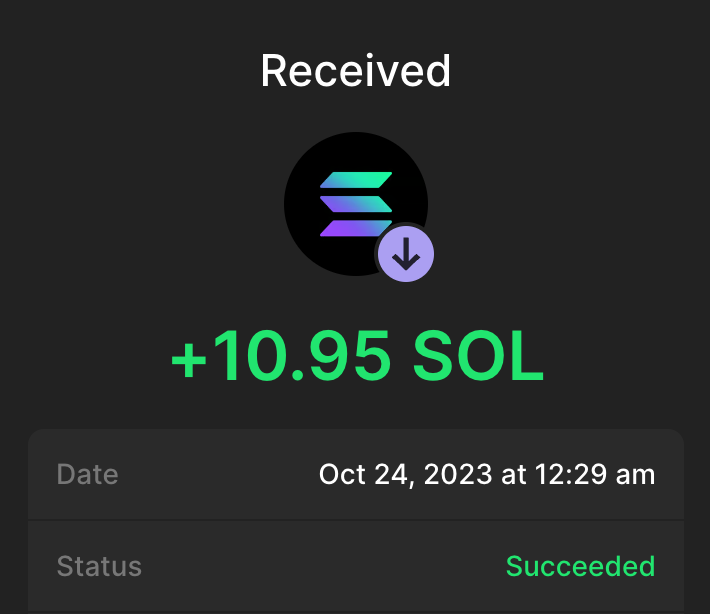 microLootiesNFT's tweet photo. Monday is short for Money-day. We know it for sure, because we just got late payouts from @LootiesNFT.

And with SOL at 34 USD, this payout could pay for 50-75 Happy Meals by @McDonalds 🍔 Thank you ❤️‍🔥 🫡 https://t.co/CaajeQJaGl