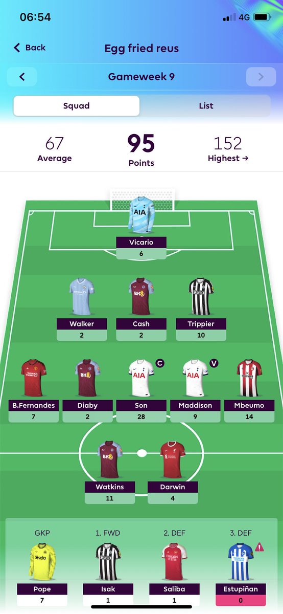 RyanManson16's tweet photo. @OfficialFPL Decent https://t.co/OfT8iun4gD