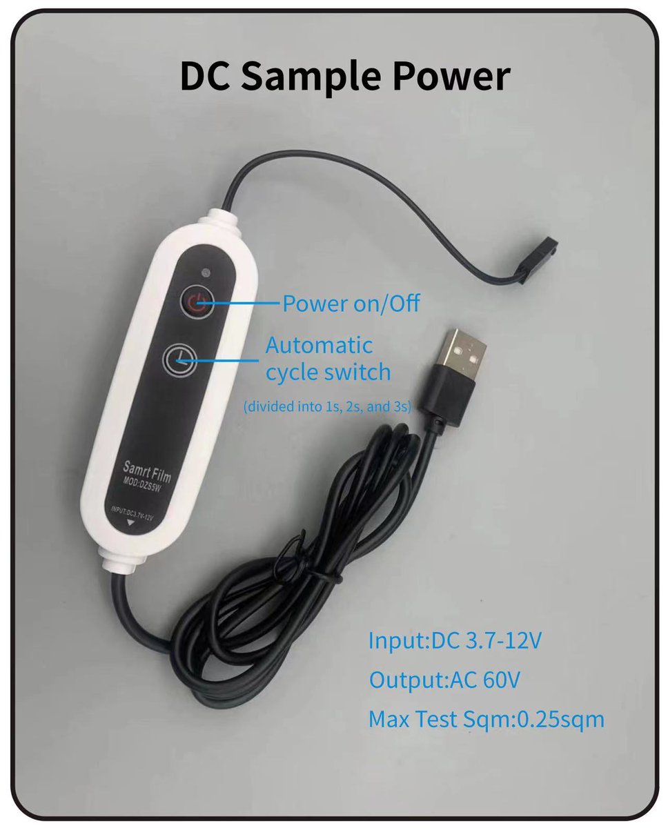 CieraChen11's tweet photo. Smart film DC sample power.If you want to know more details,please feel free to ask me.
Whatsapp:+8613589206610 or email me :innoglass06@inno-glass.com.
#glasstinting #uvprotection #m #privacy #design #smartfilms #tinting #glass #tintlife #architecture #office #interiordesign https://t.co/fSGQ4SZ1LL