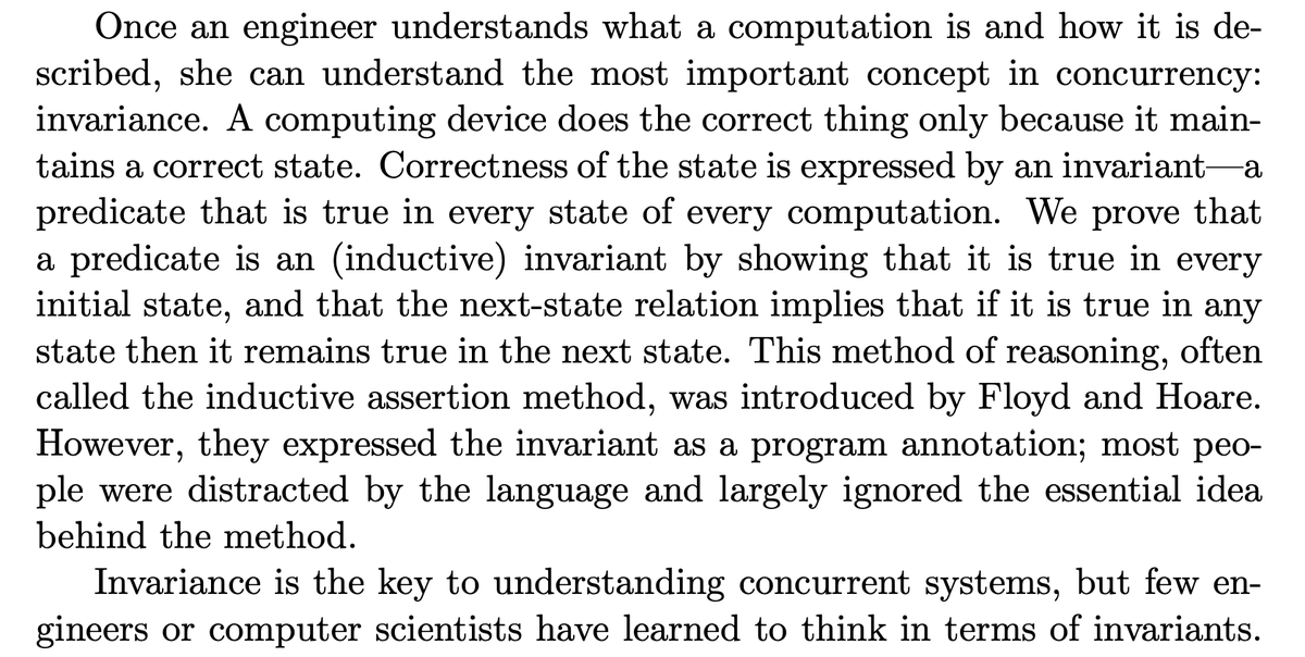 'Can you define - Computation?' No! 'sequence of steps' is not the answer! Following is some insights from Leslie Lamport on Learning Concurrent Systems. Leslie Lamport brings forward the concept of 'Invariance' as the 'key' to understanding concurrent systems. This principle…