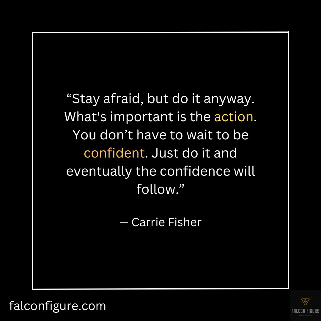 anuj_ak39's tweet photo. Stay afraid, but do it anyway. What's important is the action. You don,t have to wait to be confident. just do it and eventually the confidence will follow.

#Motivation #Succession #GrowthMindset https://t.co/Knfb8pVGD7