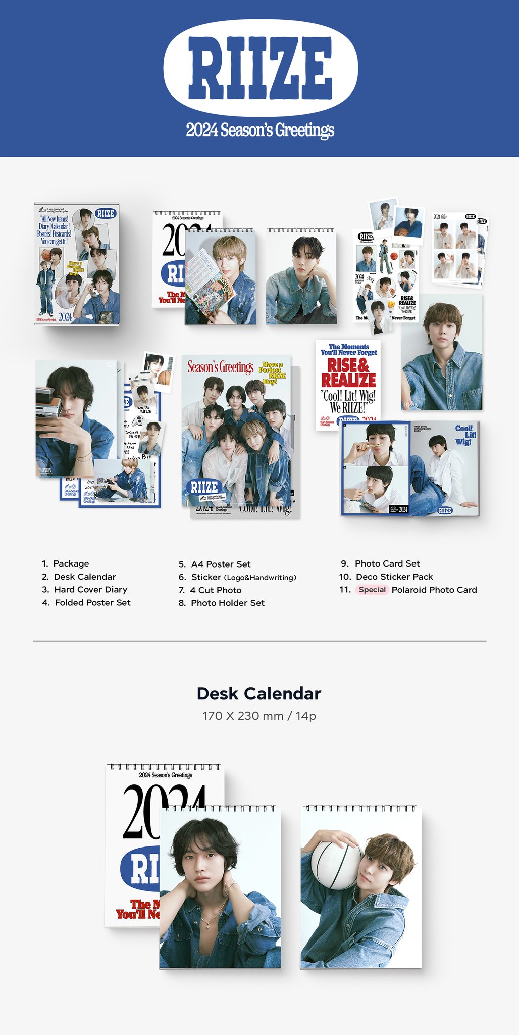 【SM特典付き】RIIZE 2024 SEASON'S GREETINGS RIIZE on X: 