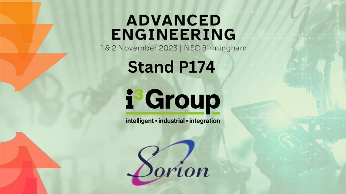 i³Group (@_i3group) on Twitter photo Excited to announce we'll be <a href="/advancedenguk/">Advanced Engineering</a> with <a href="/SorionUK/">Sorion Electronics</a>, showcasing our #SmarterManufacturing approach incorporating digital twinning & simulation when developing manufacturing systems.
Find us at stand P174!
👇👇
i3groupsolutions.com/press-releases…
#AEUK23 #i3Group #DigitalTwins #ukmfg Excited to announce we'll be <a href="/advancedenguk/">Advanced Engineering</a> with <a href="/SorionUK/">Sorion Electronics</a>, showcasing our #SmarterManufacturing approach incorporating digital twinning & simulation when developing manufacturing systems.
Find us at stand P174!
👇👇
i3groupsolutions.com/press-releases…
#AEUK23 #i3Group #DigitalTwins #ukmfg