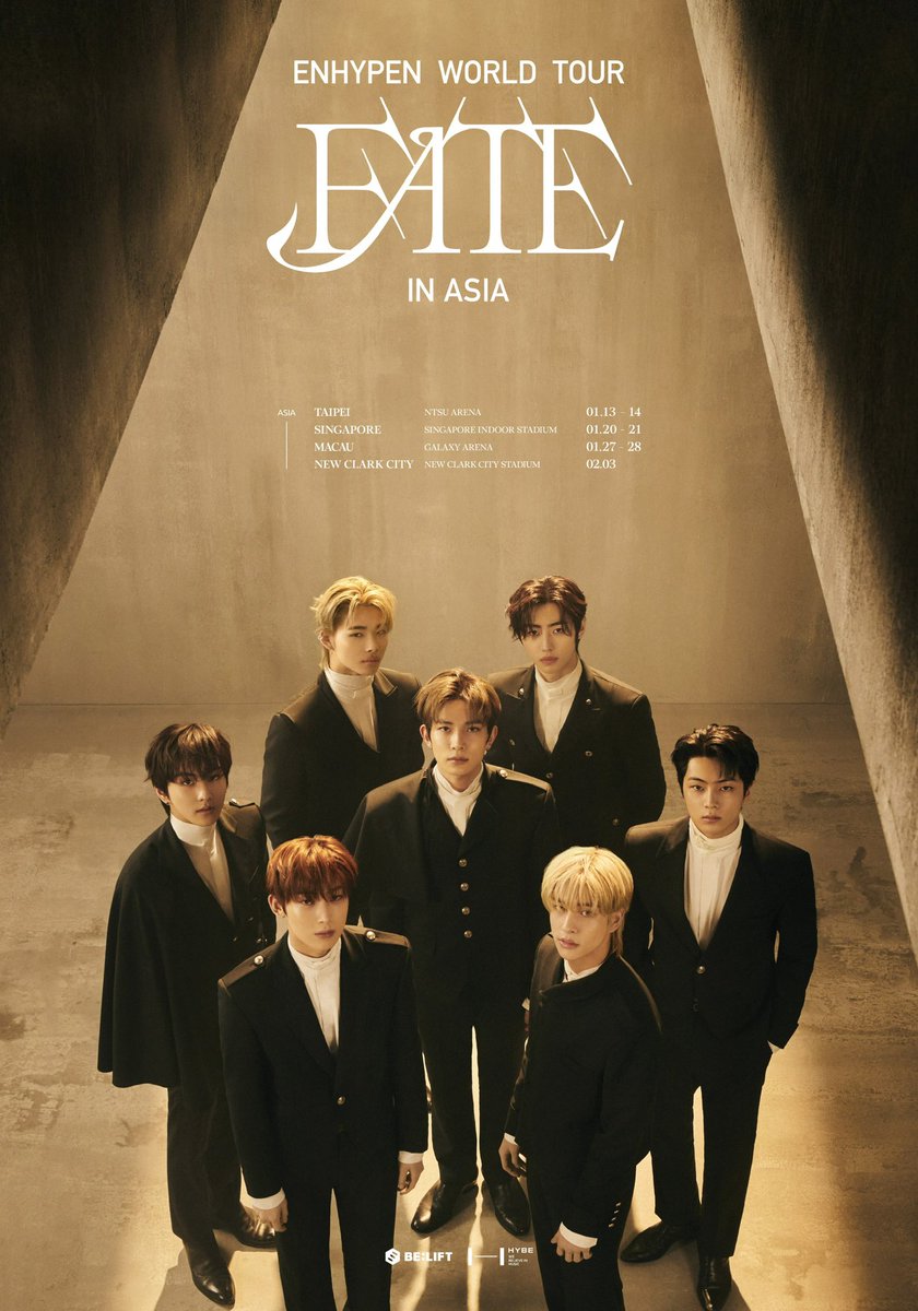 rikiruns's tweet image. enhypen having their fate tour in the philippines, exactly on their anniversary of their first concert here. 🥹

manifesto  02.03.23
fate              02.03.24