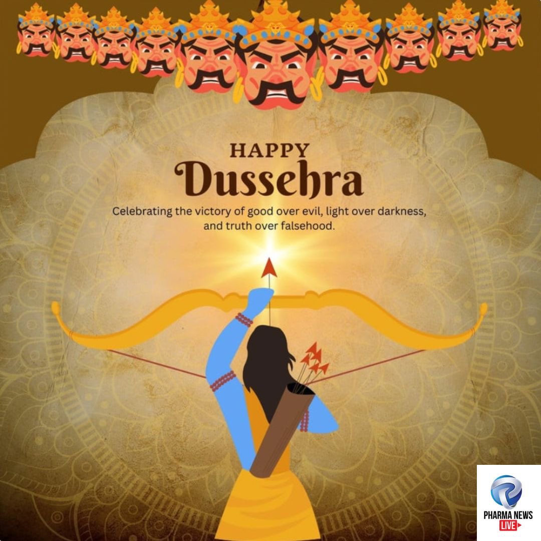 pharmanewslive's tweet image. May the victory of good over evil always inspire us to be better and do better.

Pharmanewslive team wishes you all a very Happy Dussehra! 

#dussehra #pharmanewslive