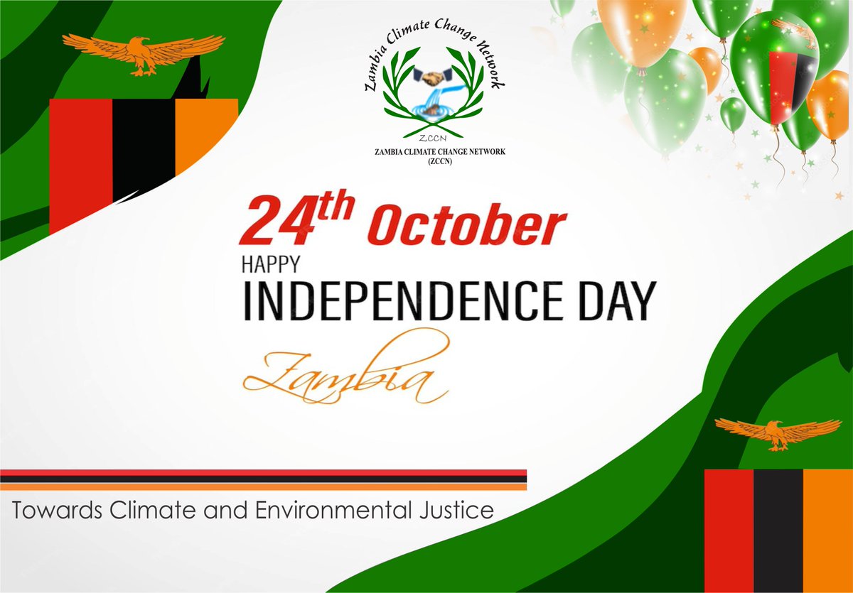 HAPPY INDEPENDENCE DAY, MOTHERLAND.

Today, we join Citizens to celebrate not only the birth of our great nation, but also our collective responsibility to safeguard the environment that sustains us all. 

#ZambiaIndependenceDay
#SustainableZambia