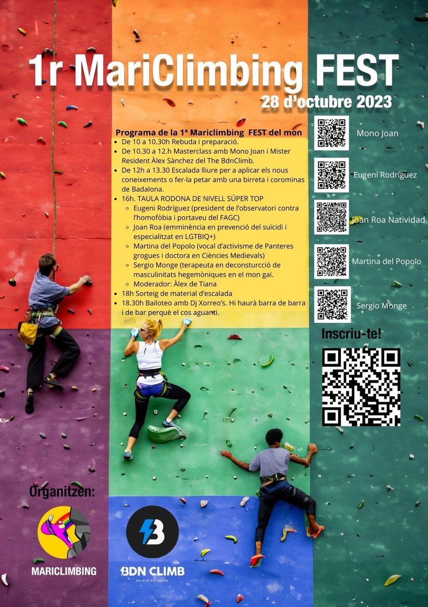 Possibement no tornis a trobar un esdeveniment tan top i amb els ponents de més catxé actual del País. Aquí us deixem el programa i l’enllaç per incure-t’hi docs.google.com/forms/d/1xh0bo…