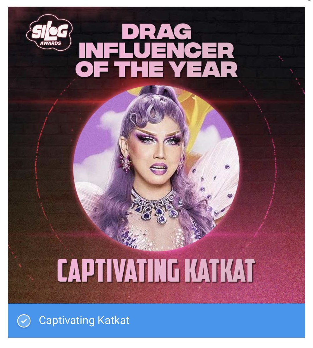 elvssszzz's tweet photo. Hmmm…kulang ng isang nominee. Let’s vote for Queen @itsmekatkat ✨👑

https://t.co/d8b5TCfirh

#CaptivatingKatkat
#TeamKatkat #CaptivaTEAMKATKAT
#DragInfluencerOfTheYear #9thRAWRAwards #SilogAwards https://t.co/CaCUDrpIKz