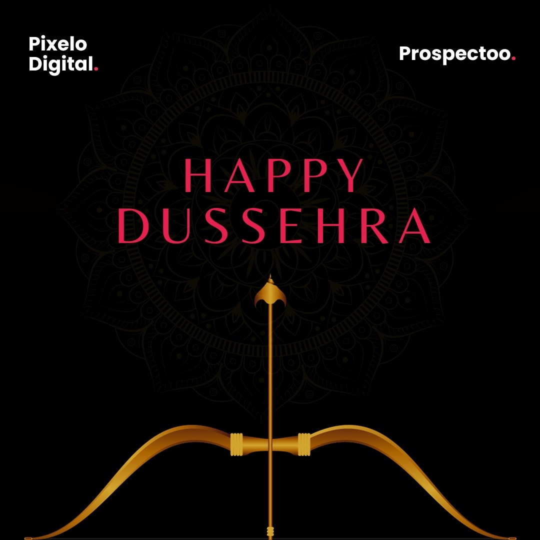 Prospectoo1's tweet photo. Greetings from the Prospectoo team!
As Dussehra illuminates the way, may your journey be filled with success and abundance. 
Wishing you a joyous Dussehra!

#festivals  #HappyDussehra  #celebrations https://t.co/zwuuMajkRH