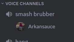 its 1AM, he has been in vc since 4PM

nobody else has joined 

this is like the 3rd night he’s done this and sometimes I wonder if he knows how to leave voice chat