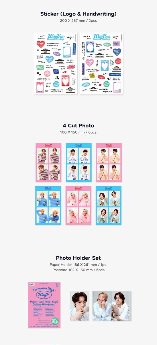 txnwayv's tweet photo. WayV's 2024 Season's Greetings is sooooo barbie coded 🩷🩵✨ https://t.co/cHcNCITpxN