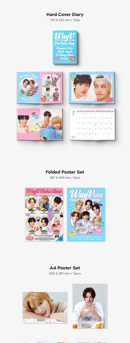 txnwayv's tweet photo. WayV's 2024 Season's Greetings is sooooo barbie coded 🩷🩵✨ https://t.co/cHcNCITpxN
