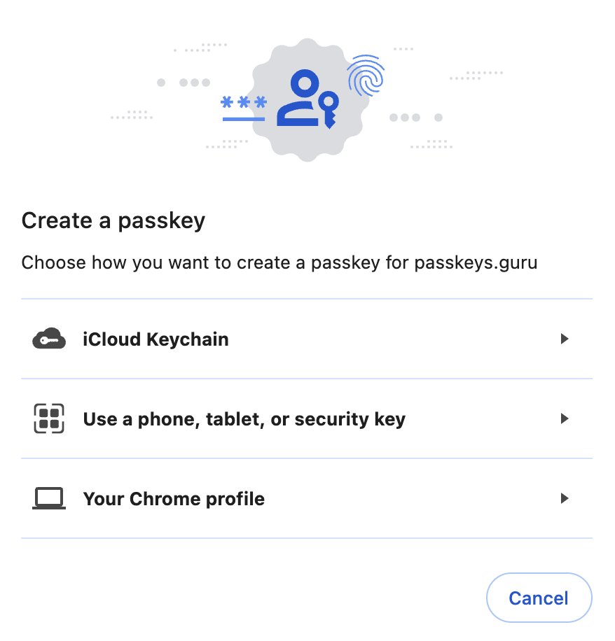 You can now hook up your iCloud Keychain to Chrome and sync passkeys automatically. Speed of progress on this stuff is insane considering the scale of these companies.