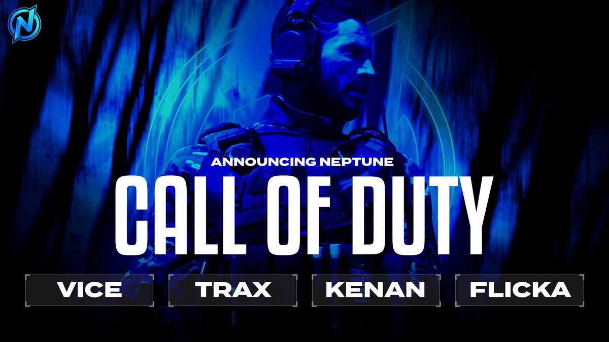 {#ANNOUNCEMENT}

Please welcome our new Call of Duty roster. 

• <a href="/ViceJT/">ViceJT</a> 
• <a href="/oiKenan/">~~~~~</a> 
• @Flickka_ 
• <a href="/iiTrax/">Trax</a> 

Welcome to the Neptune Family! 💙

#NeptuneCOD #NeptuneRises