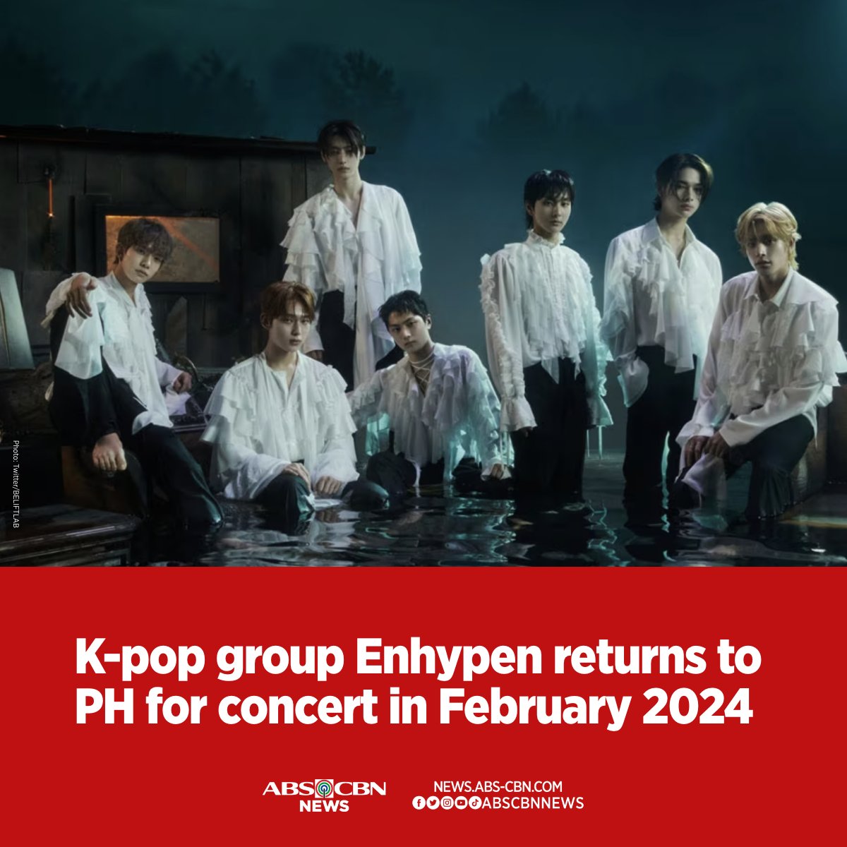 They really said, "Make a change." 💕🎶

ENHYPEN is bringing the “Fate” tour to New Clark City Stadium—making them the first musical act and K-Pop group to hold a concert at the venue.

READ: abscbn.news/4741Gi6