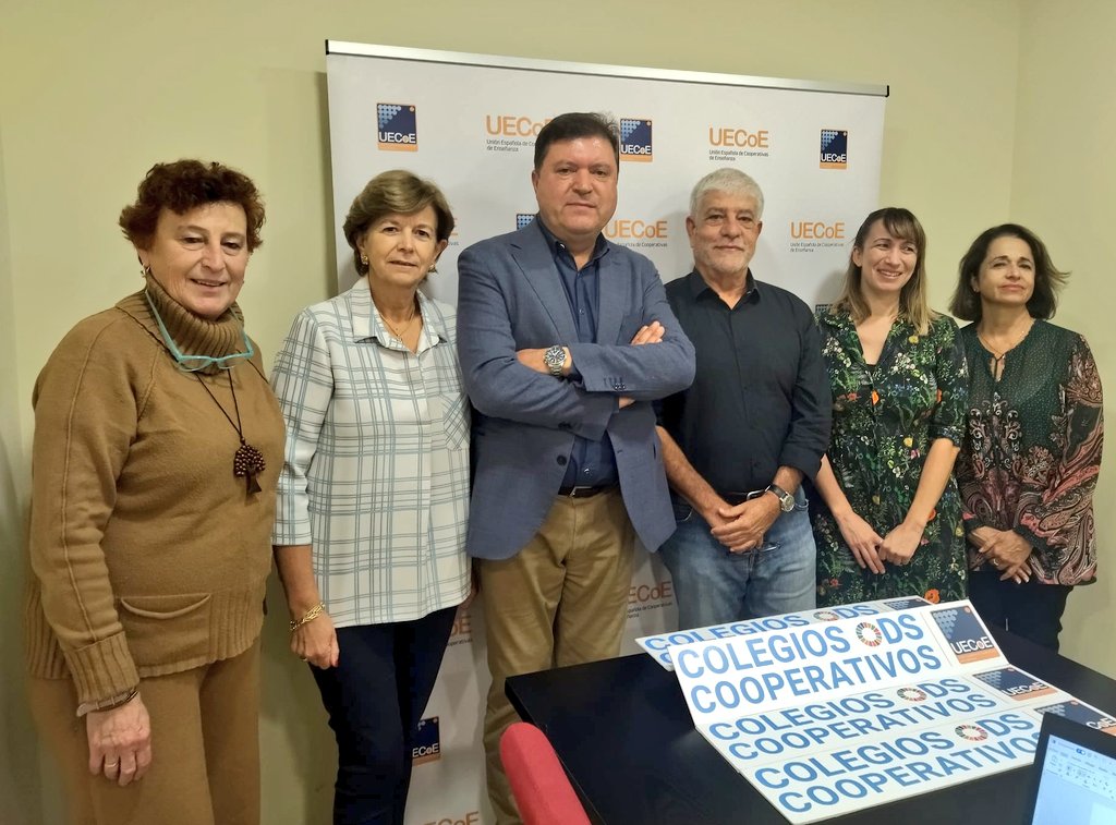 UECoE3's tweet photo. Se reunieron los miembros Jurado 1ª edición Sello reconocimiento “Colegios ODS Cooperativos” a #CooperativadeEnseñanza que promuevan una educación transformadora, comprometida con el cambio social y la consecución de #ODS de la #Agenda2030.
Pronto lo sabremos, estar atentos¡¡¡ https://t.co/faOetsqRgm