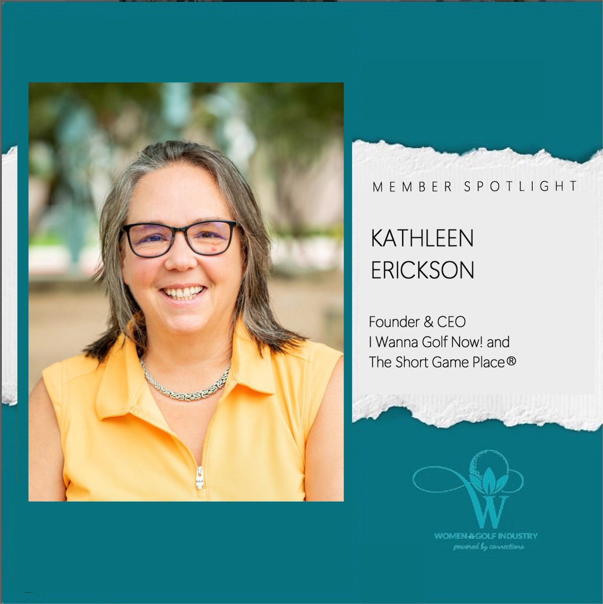 Kathleen is Founder &amp; CEO of I Wanna Golf Now! Inc., the parent co. of her creation <a href="/ShortGamePlace/">Kathy A Erickson</a>, an indoor Par 2 Golf® course with entertainment venue…a Universal/Inclusive Design event venue accessible to all no matter their differing abilities/disabilities. #womeningolf
