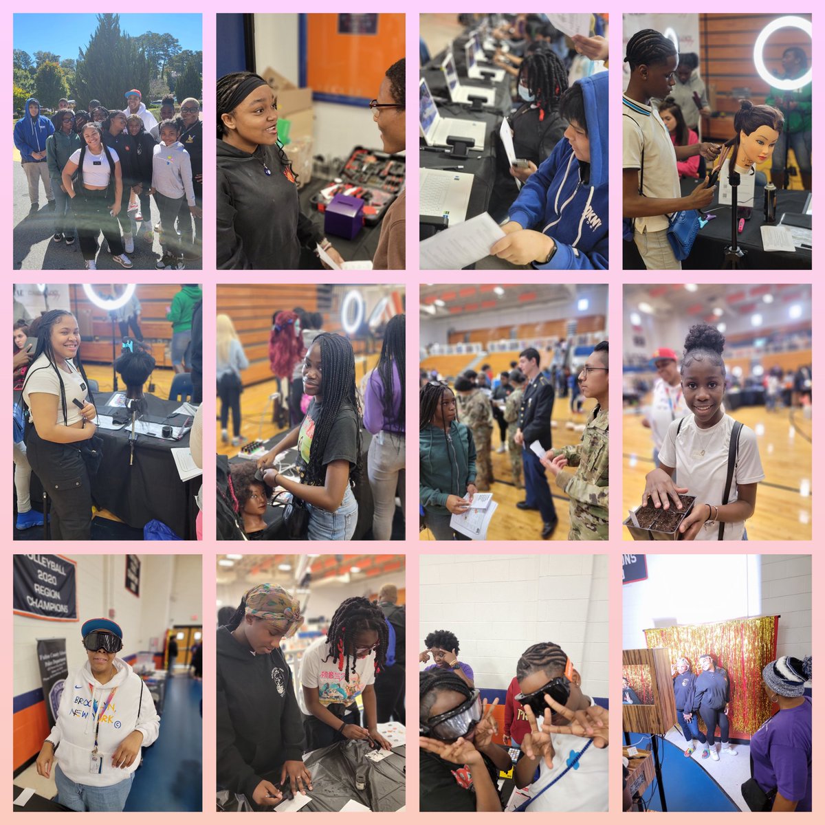 ChiffonWhite's tweet photo. @CampCreekMiddle scholars had a fantastic time @FultonCoSchools CTAE Expo. Thank you for exposing our students to hope, dreams, and possibilities!! #CTAE 
@DustinDavisCTE @DeaKunovac @Franchesca_Warr @RonaldBMaxwell @parents4edu_SF @Mrs_SimmonsEDU @CoachPSeawright @GAMiddleLevel https://t.co/5aKjgQm12u