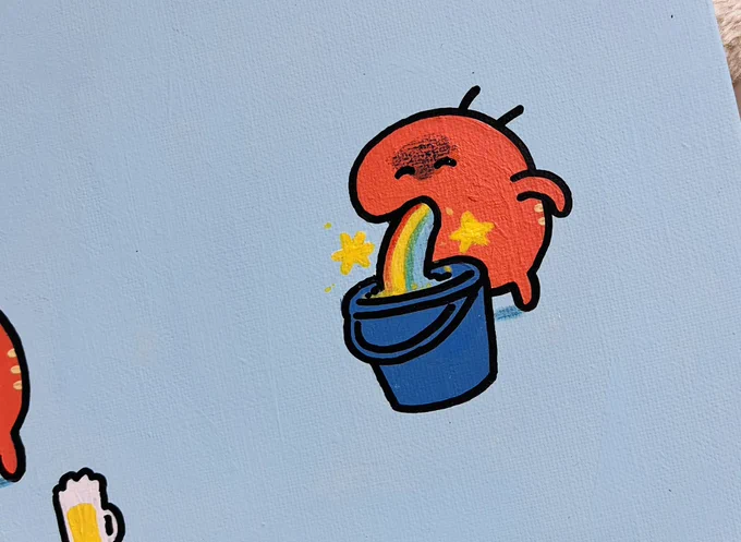 お酒はほどほどにしよう!の原画