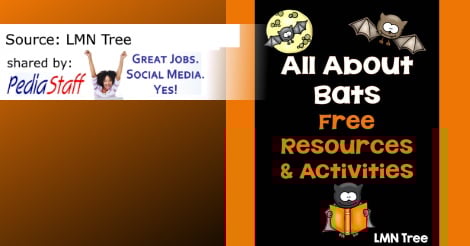 All About Bats: Free Resources, Books, and Literacy Activities ow.ly/Jw6v50PZXoB