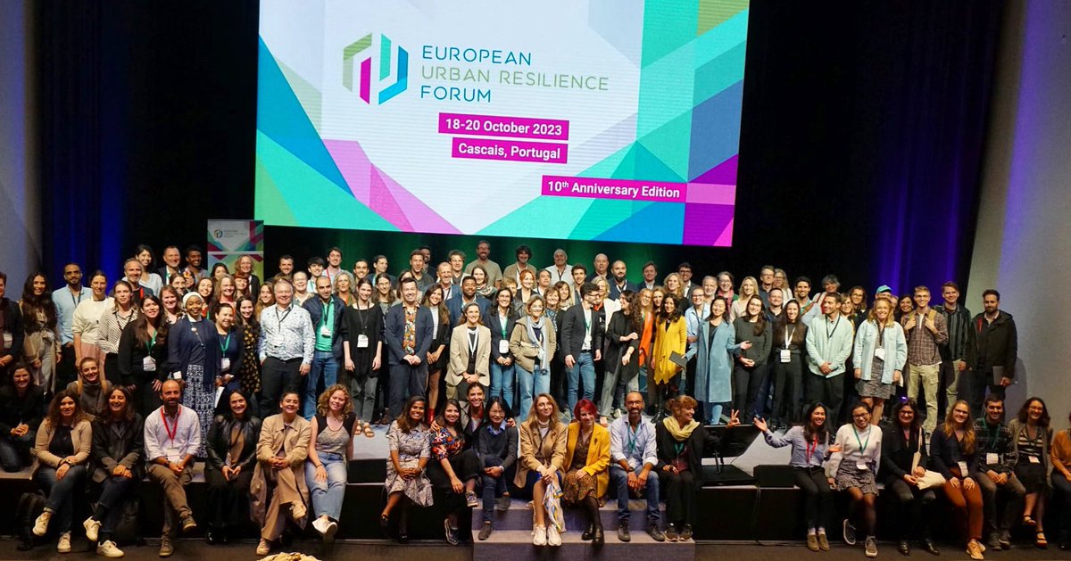 More than 350 participants from 44 countries convened in Cascais last week at #EURESFO23 to discuss a shared vision to implement a resilient transformation across Europe. Have a look at the group of resilience innovators that made it possible 🎉