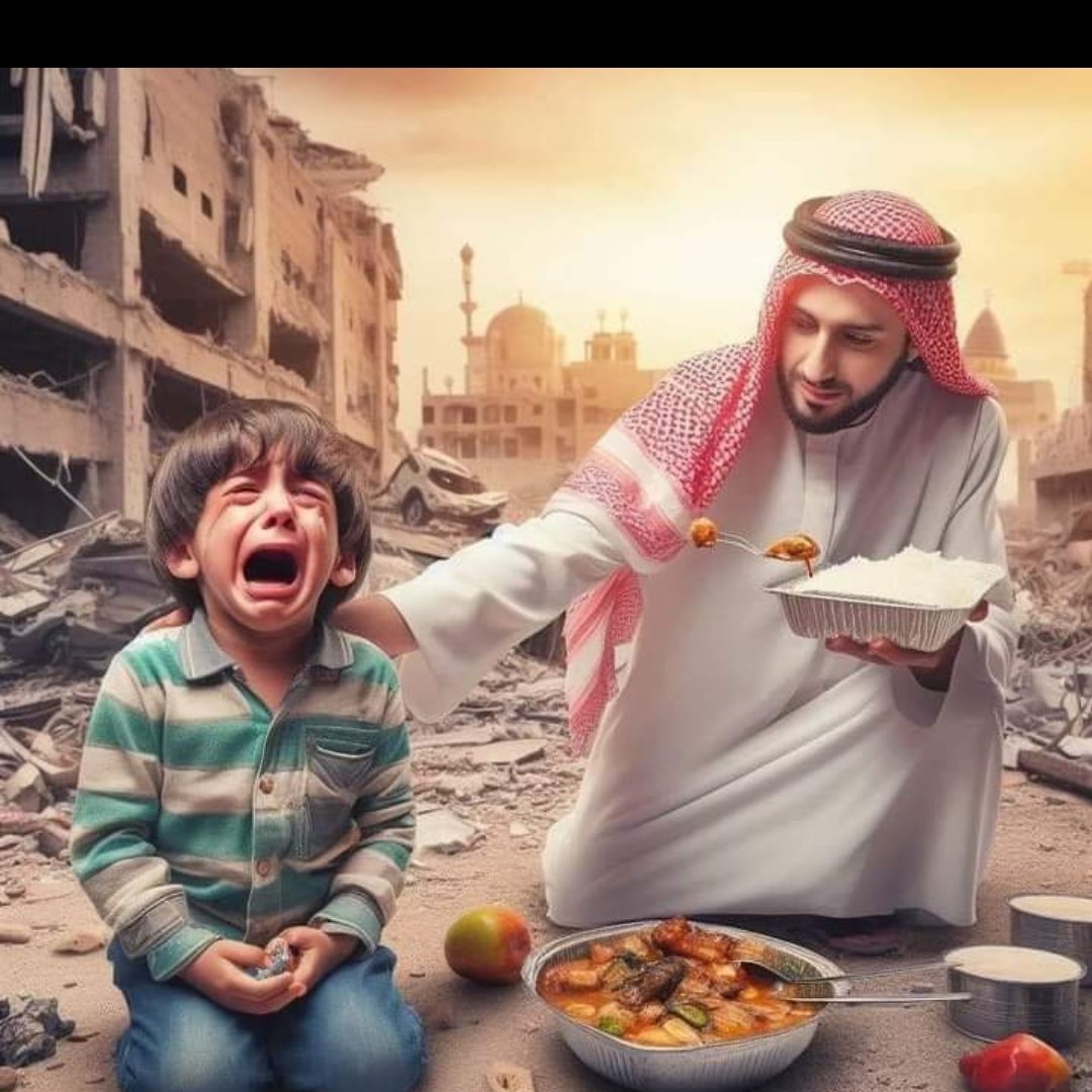 كل عشان متموتش علي لحم بطنك
اذا تحررت فلسطين هتقوم القيامه 
كل حكام العرب مش قادرين يعمله حاجه 🙄
كسمكم بأحكام يخونه😡😡