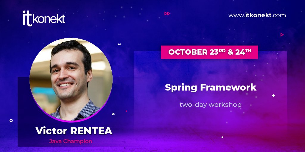 The beginning of the week is dedicated to Spring Framework workshop, while Java Performance workshop is scheduled for Tuesday &amp; Friday this week :) Looking forward to it!