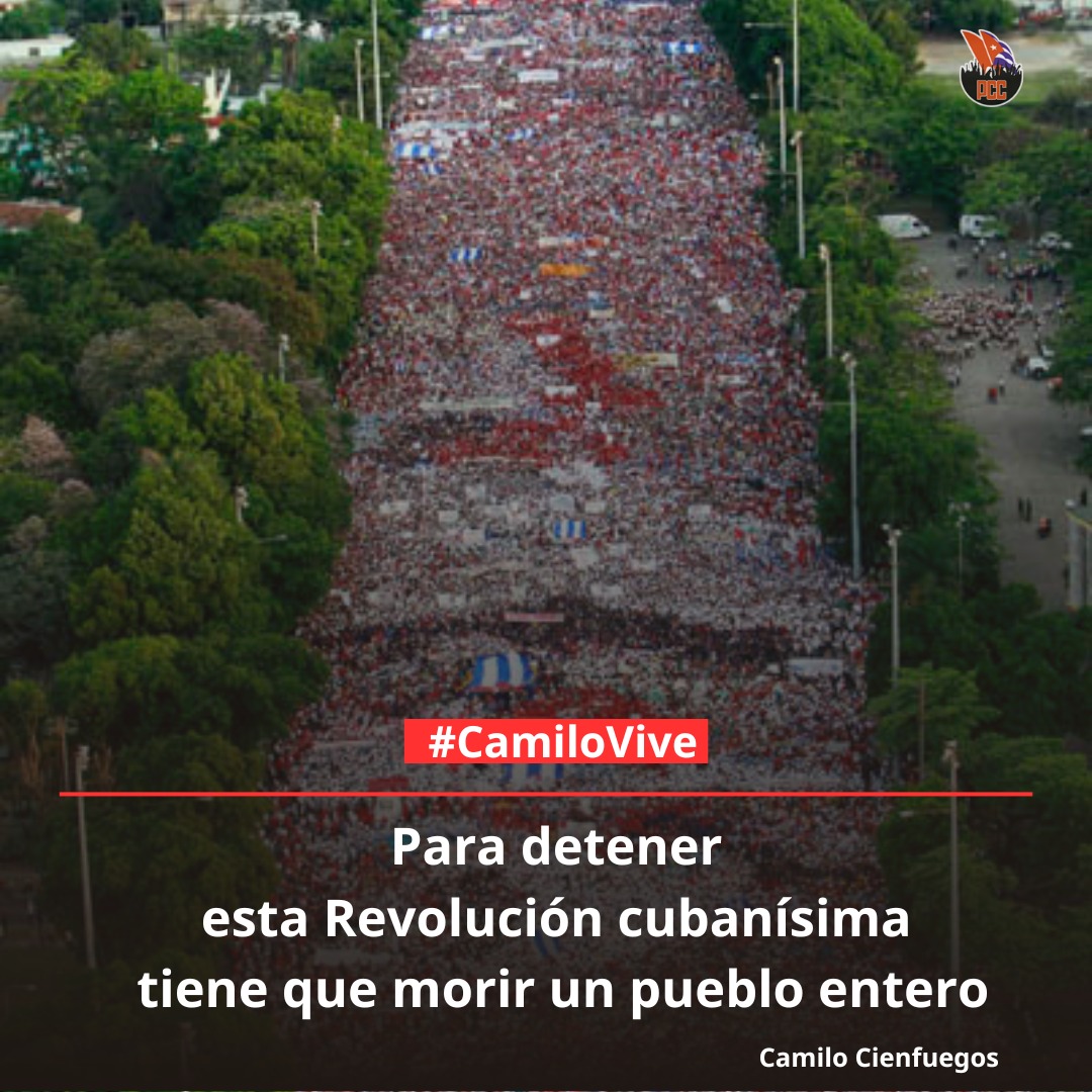 #CamiloVive en el pueblo cubano, por el que se consagró hasta su último momento. #CubaViveEnSuHistoria