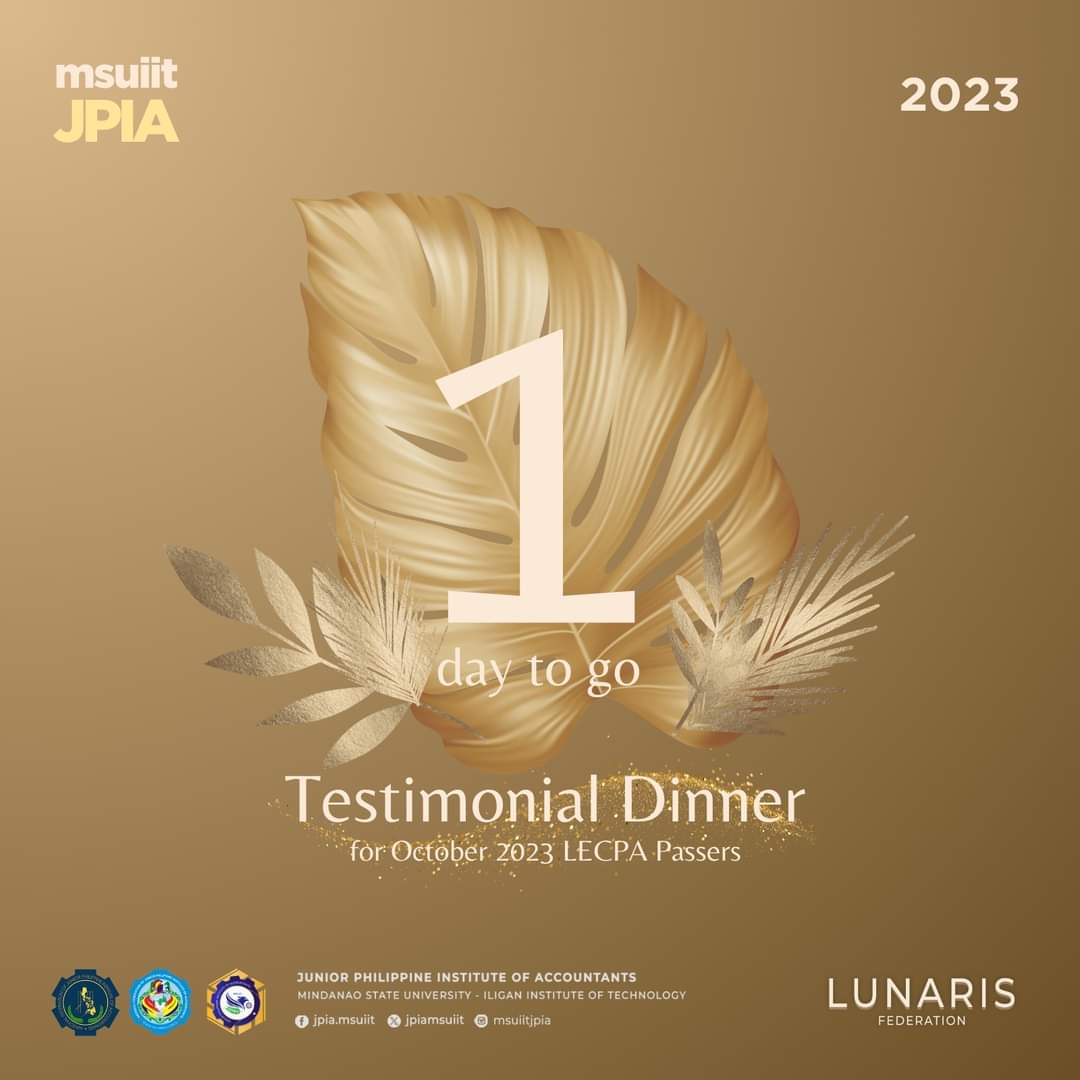 jpiamsuiit's tweet photo. It's D-Day tomorrow, JPIAns!🎉

Tomorrow in the afternoon let's take the opportunity to meet, listen, and be inspired by our new centennial CPAs. ✨

#LECPATestimonial
#MSUIITJPIA
#lunarisfederation 

🎨: John Ventura https://t.co/ZfLBaOD1XC