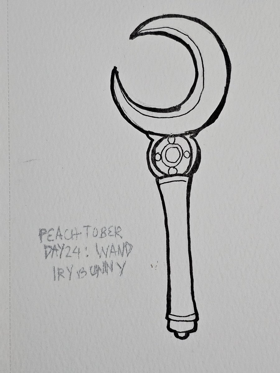 Peachtober 2023 Day 24: Wand

#peachtober #peachtober2023 #ink #wand #irybunny #irybunnyart #art #traditional #traditionalart