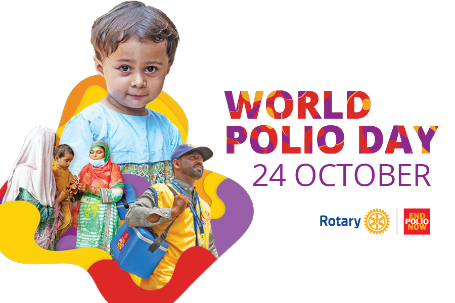 On World Polio Day, 24 October, Rotary celebrates the progress we have made in the fight against polio. We’re almost there - only 2 countries report wild #polio cases.
So join our fight, donate to <a href="/EndPolioNow/">EndPolioNow</a> - endpol.io/wpd - and it will be matched 2-to-1.