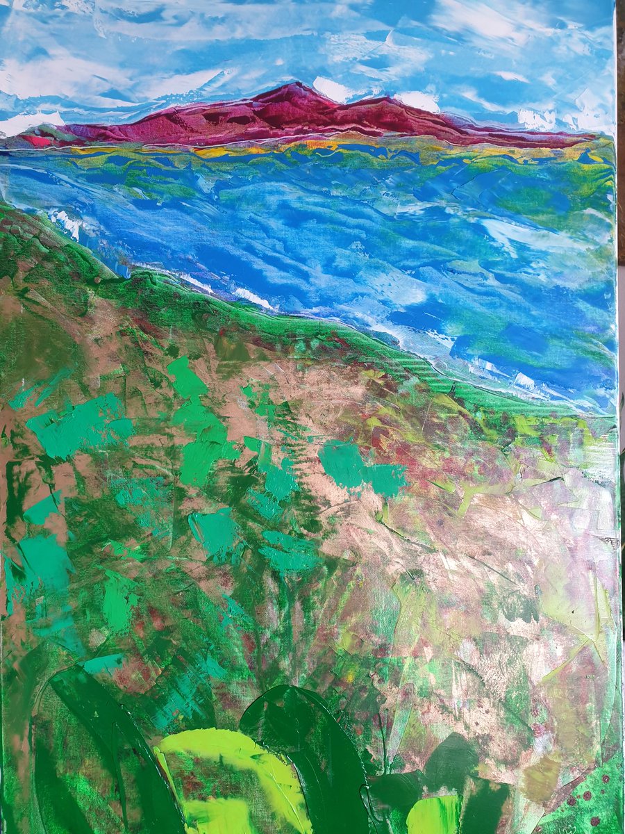 FrancisRenaud1's tweet photo. Un autre thème une île 92×65 cm huile sur toile #peinture #toile #oilcolors #creation #île #recif #mer #ciel #cactus #galeriesdart #huilesurtoile ⬇️⬇️⬇️ https://t.co/gxomci50VM