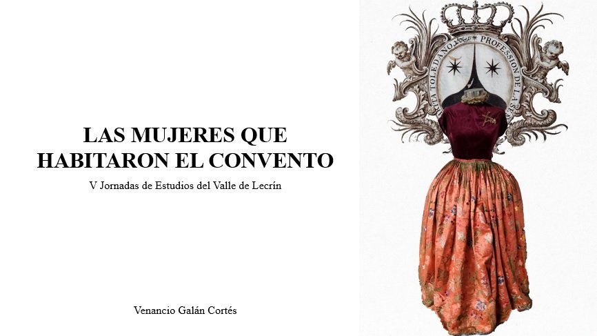 VenancioGalan's tweet photo. M.U.J.E.R.E.S
Este año me estreno como ponente en las V Jornadas organizadas por el @CEHVAL para hablar sobre las mujeres que vivieron en el convento de #MMCarelitasAO de #Granada.
#Monjas, #doñas, y #educadas que junto al mecenazgo de otras tantas mujeres https://t.co/4XC8URDNQE