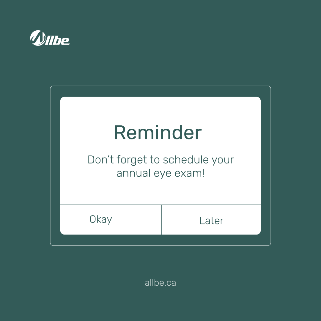 allbeca_'s tweet photo. Time to check your eyes! Don't miss your yearly eye exam – keeping your vision in check is important. Schedule now and see the world clearly!
.
.
.
#eyecheckup #visioncare #eyecare #clearsight #annualcheckup #eyetest #visioncheck #eyehealth #allbe #allbecanada https://t.co/DJA0HYoNxP