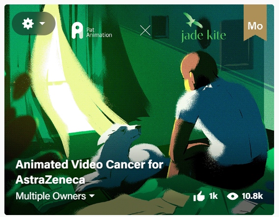 Yesterday our project for AstraZeneca about living with Billiary Tract Cancer has been featured in the category: Motion Graphics no behance. Thank you all of your support - this wouldn't be possible without you 💖 #behance #motiongraphics