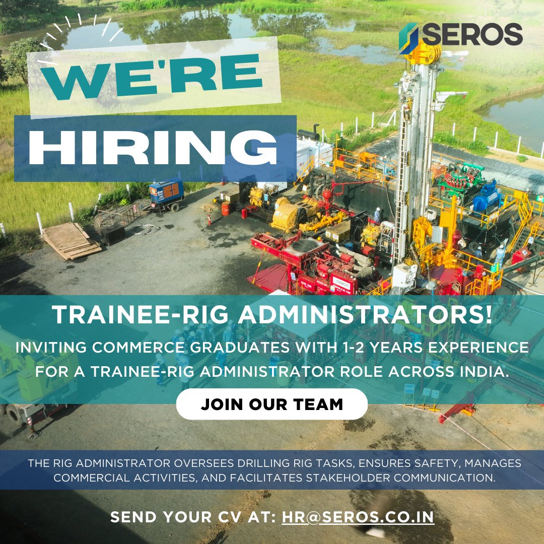 Attention Commerce Graduates!

We're seeking individuals with 1-2 years of experience who are in search of a career that offers challenges. As a Trainee-Rig Administrator, you will be immersed in the world of drilling rigs.

What is your role?? Oversee rig work, enforce high