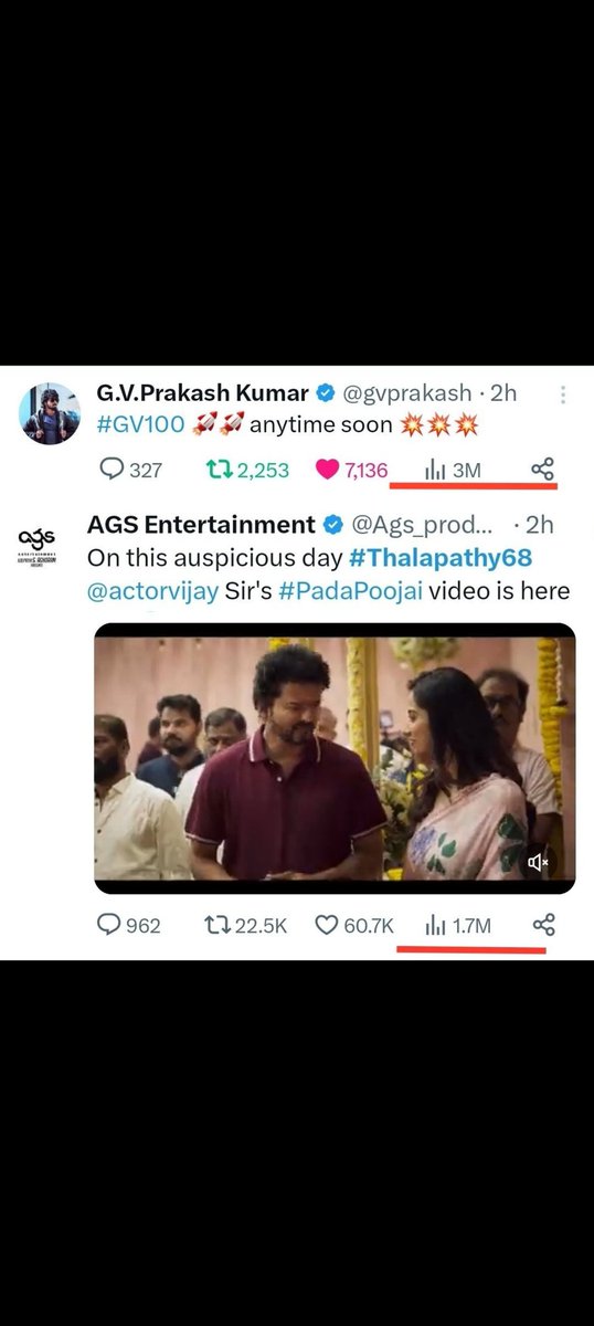 loheshwaran_n's tweet photo. #GV100 #Suriya43 
#Trending #TamilCinema 
#GVPrakashKumar #sutha https://t.co/3Bjf8Rjfe3