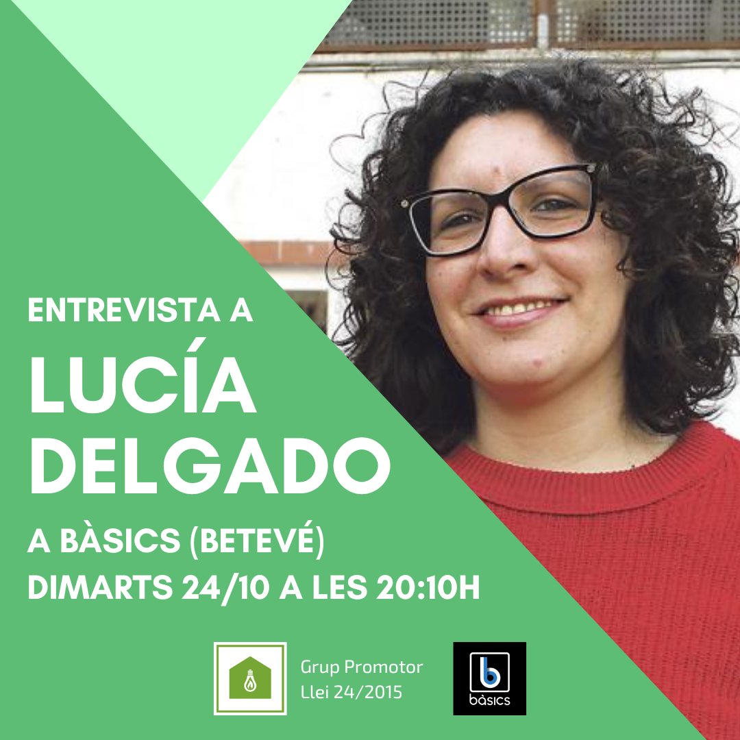 🎙 Avui la nostra portaveu, <a href="/Lramisa/">Lucía Delgado</a>, estarà com a convidada al programa <a href="/basicsbtv/">bàsics</a> per parlar sobre les demandes que li hem posat a Blackstone per incomplir la llei! #JustíciaAntidesnonaments

🕗 20:10h
📺 En directe aquí: beteve.cat/en-directe/