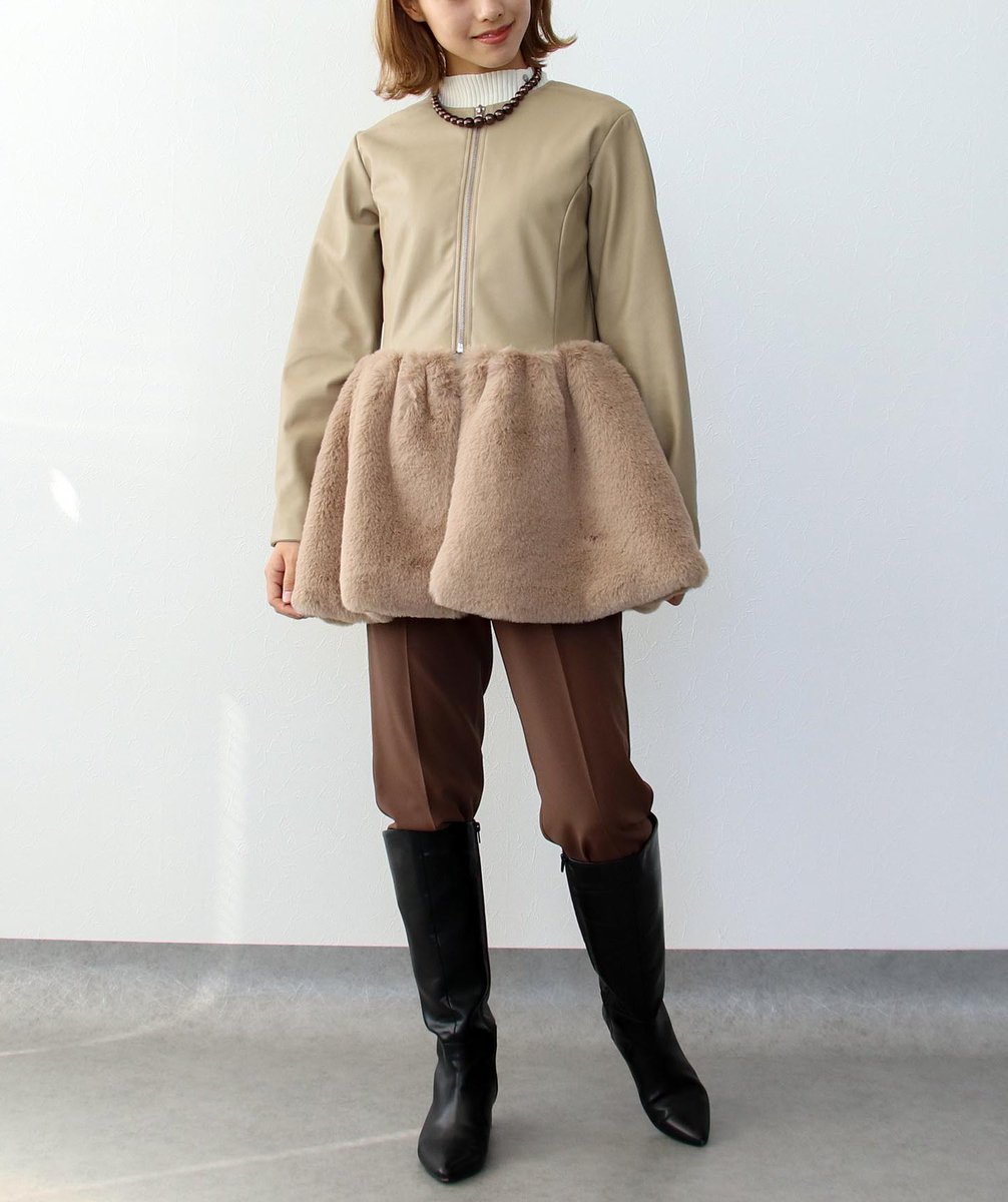 tft_ebisu's tweet photo. 【recommend】

当店大人気の大人可愛いジャケット🧥

エコファーペプラム合皮ジャケット
[85308063]￥19,580税込

#スリーフォータイム #threefourtime
#アトレ #恵比寿 #ZOZOTOWN 
#fashion  #いいね #RT
#お洒落さんと繋がりたい https://t.co/DKBNn4zcDh