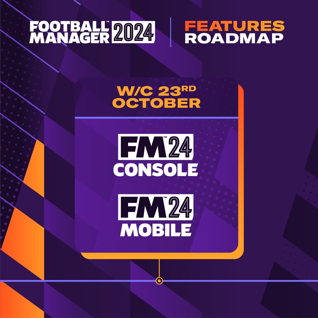 #FM24Console and #FM24Mobile features news dropping this week 🗞️ Keep that notification bell on 🔔