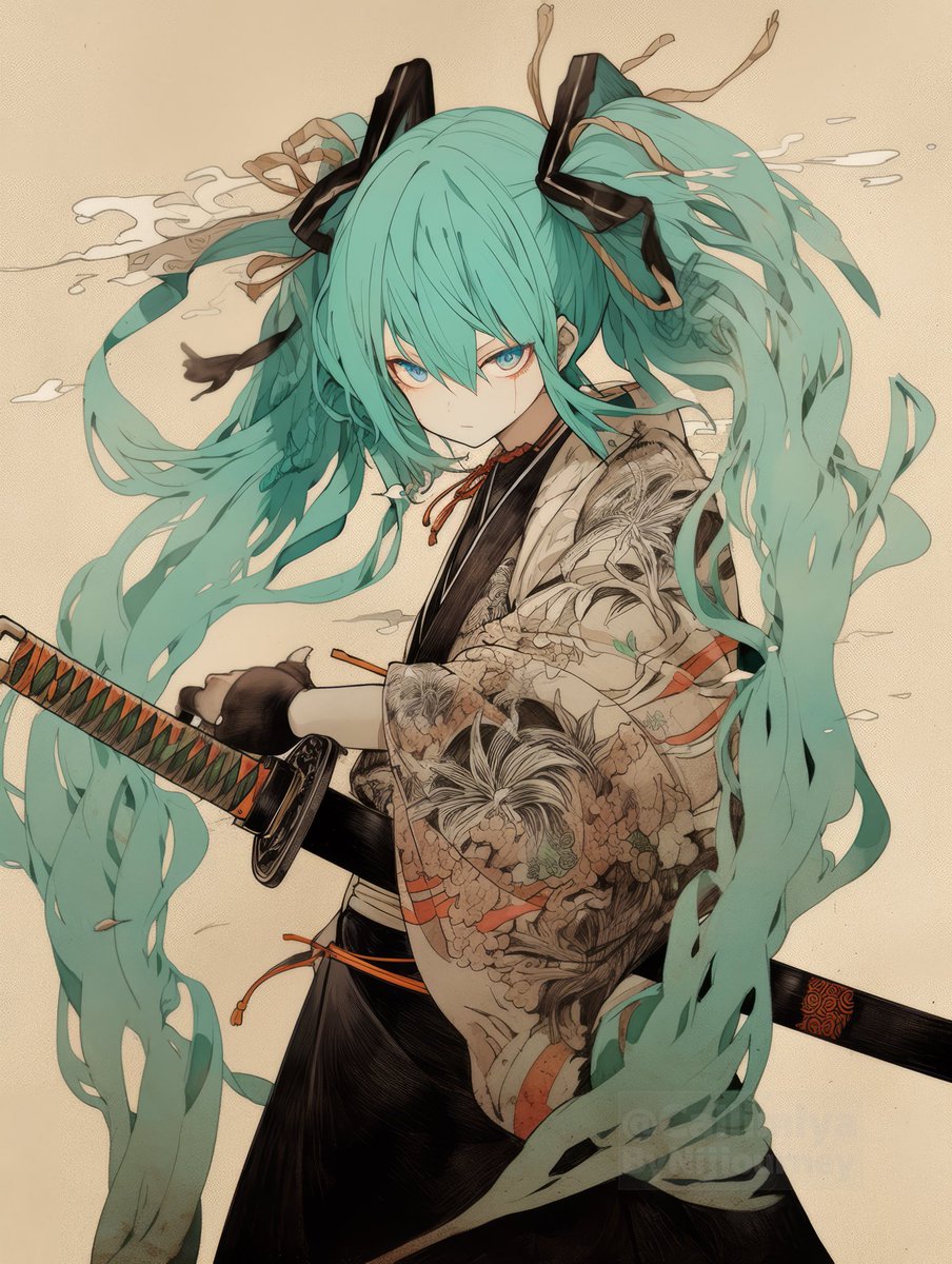 呉竹兼定、初音ミクさん